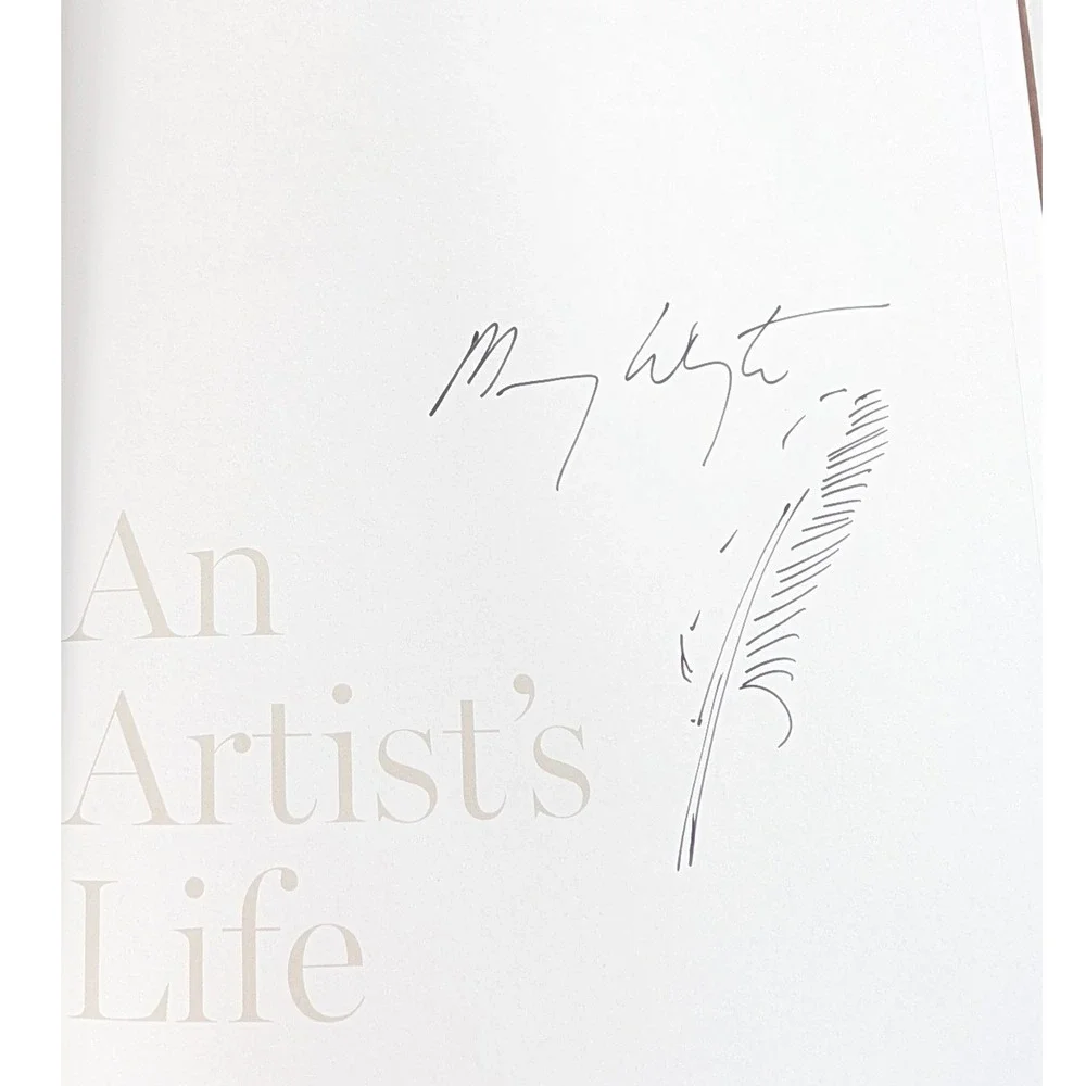 Mary Whyte An Artist's Life‎ Book Signed Hardcover Bookmark Unlocking Expression